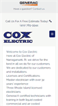 Mobile Screenshot of coxgenerators.com
